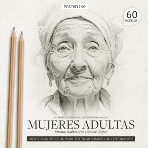 Aprende a dibujar como un profesional Mujeres Adultas. Retratos realistas con Lápiz de Grafito