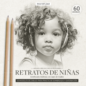 Aprende a dibujar como un profesional Retratos de Niñas. Retratos realistas con Lápiz de Grafito