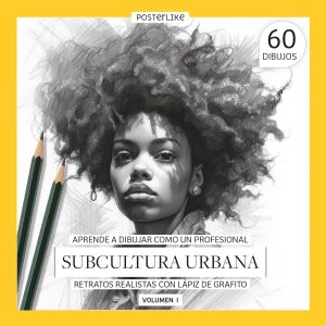 Aprende a dibujar como un profesional. Subcultura Urbana Volumen I. Retratos realistas con Lápiz de Grafito