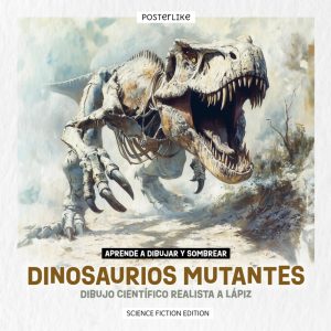 Aprende a Dibujar y Sombrear Dinosaurios Mutantes: Dibujo Científico Realista a Lápiz