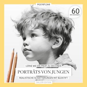 Lerne, wie ein Profi zu zeichnen. Porträts von Kindern. Realistische Porträts mit Bleistift