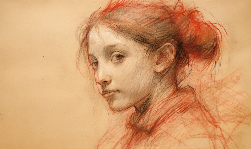 Sanguina. Técnica artística