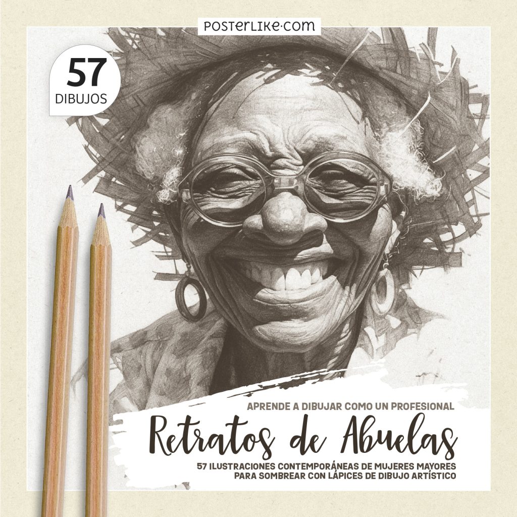 Dibujo de Retratos Contemporáneos: Abuelas con Estilo y Expresión