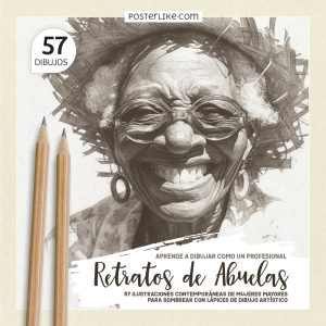 Dibujo de Retratos Contemporáneos: Abuelas con Estilo y Expresión