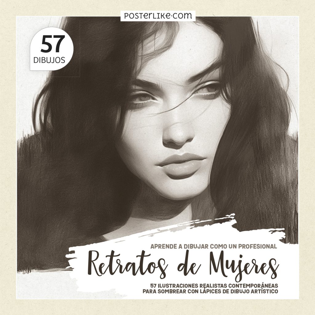 Portada del libro Retratos de Mujeres de la serie Dibuja como un Pro.