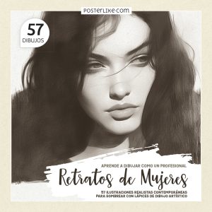 Portada del libro Retratos de Mujeres de la serie Dibuja como un Pro.