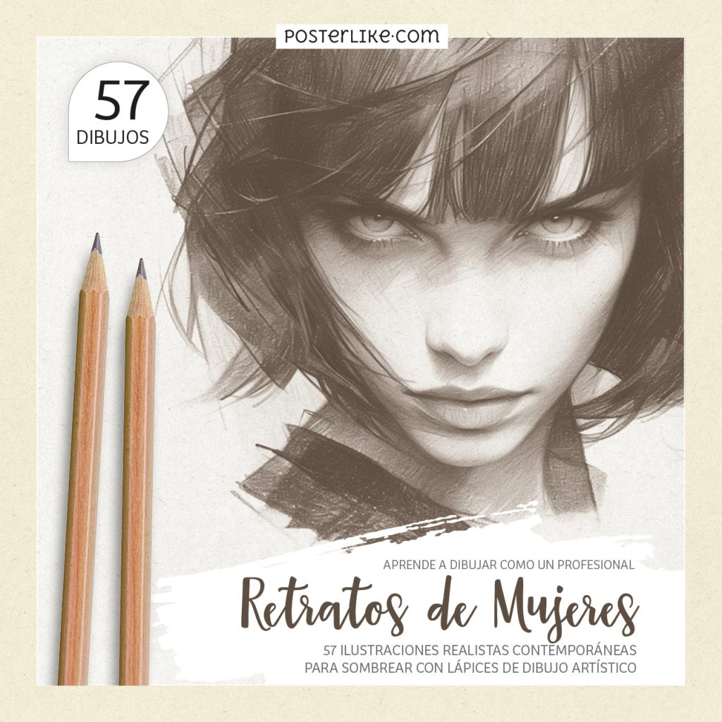 Portada del libro Retratos de Mujeres de la serie Dibuja como un Pro.