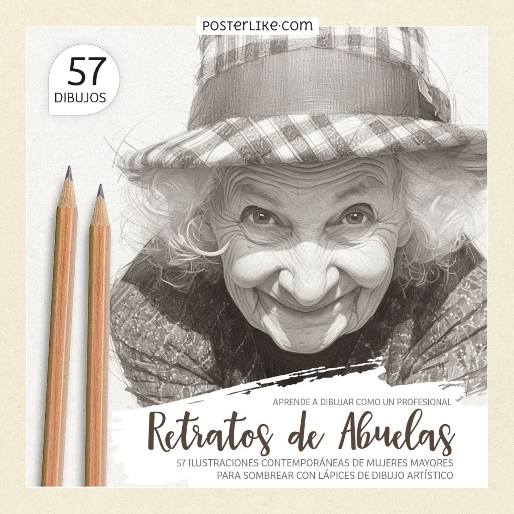Dibujo de Retratos Contemporáneos: Abuelas con Estilo y Expresión