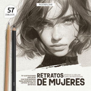 Portada del libro Retratos de Mujeres de la serie Dibuja como un Pro.
