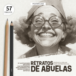 Dibujo de Retratos Contemporáneos: Abuelas con Estilo y Expresión