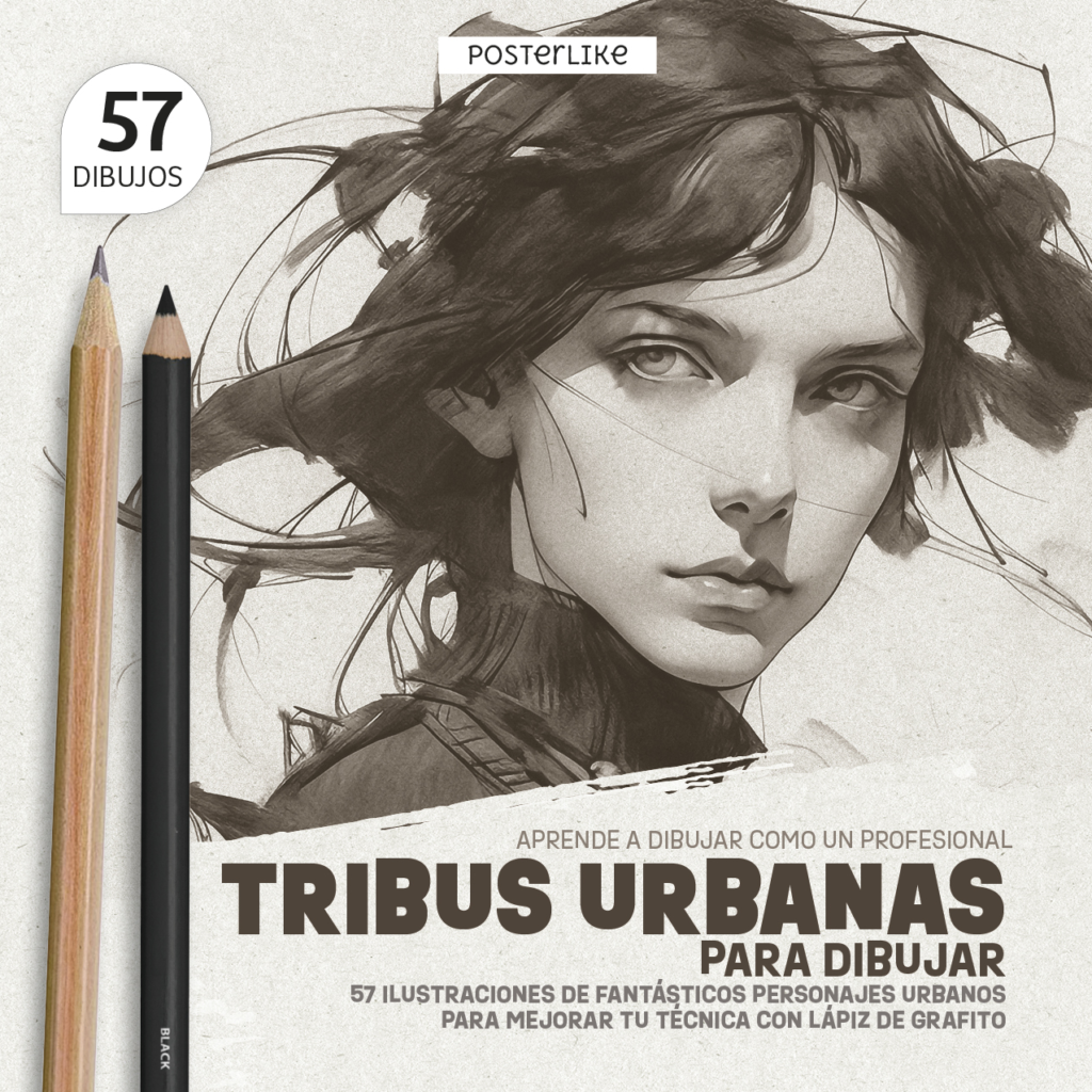 Portada del libro Tribus Urbanas para Dibujar de la serie Dibuja como un Pro