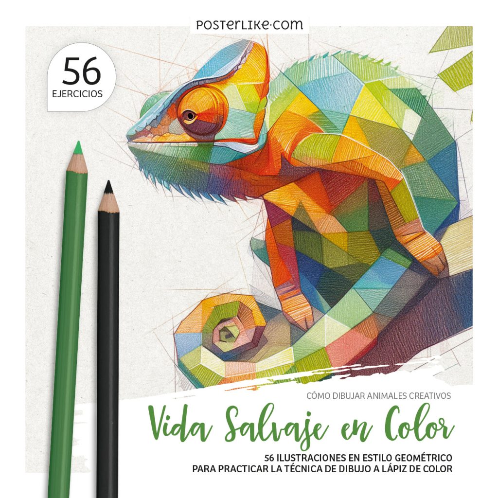 Portada del libro Vida Salvaje en Color de la serie Colorea como un Pro.