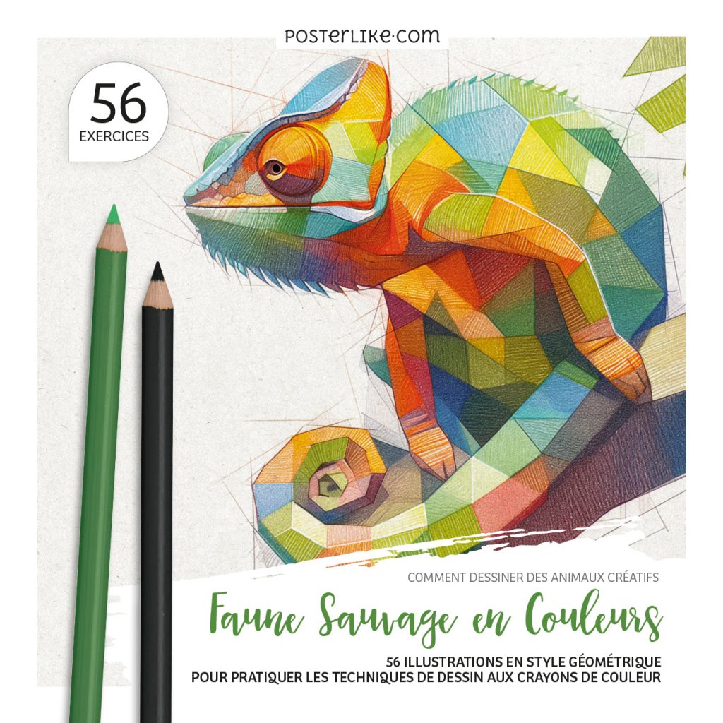 Couverture du livre 'Faune Sauvage en Couleurs' par Posterlike Editions.