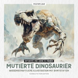Entdecken und lernen Sie, mutierte Dinosaurier auszumalen