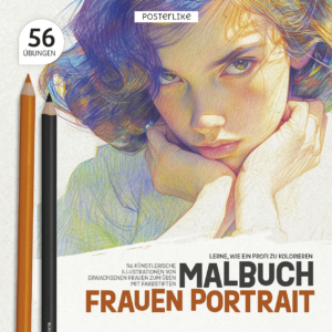 Portada del libro Retratos Femeninos a Color de la serie Colorea como un Pro