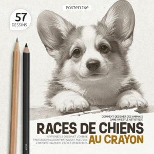 Portada del libro Perros de Raza a Lápiz de la serie Dibuja Mascotas como un Pro.