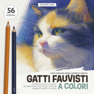 Portada del libro Gatos de Colores Fauvistas de Posterlike Editions.
